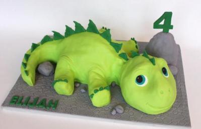 Торт с динозаврами - вкусный и оригинальный подарок